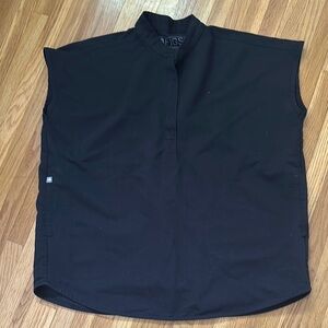Figs Black Sleeveless Shirt